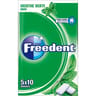 Freedent chewing-gum sans sucres menthe verte 5x10 - 70g