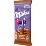 Milka cacahuètes et éclats croquants 2x90g-180g