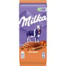Milka tablette de chocolat lait au caramel 100g