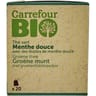 Carrefour bio thé vert menthe douce bio x20 sachets - 32g