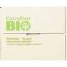 Carrefour bio compote pomme sans sucres ajoutes 20x90g