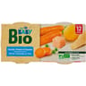 Carrefour baby bio plat bébé carotte panais saumon 12mois 2x200g