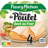 Fleury Michon blanc de poulet doré au four 4 tranches 160g
