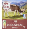 Carrefour extra lait de montagne entier 6x1l