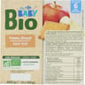 Carrefour baby bio dessert bébé pomme, biscuit dès 6 mois 4x100g