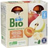 Carrefour baby bio dessert bébé aux fruits dès 6 mois 4x90g