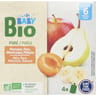 Carrefour baby bio dessert bébé aux fruits dès 6 mois 4x90g