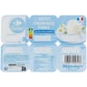 Carrefour classic' fromage frais 3.8% mg 6x60g