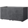 Muret millennium r anthracite a reserve d'eau 79cm