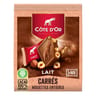 Côte d'or carrés lait noisettes entières 10x20g -200g
