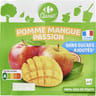 Carrefour classic compote mangue passion sans sucres ajoutés 4x100g