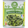 Carrefour classic' épinards en branches 530g