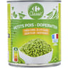 Carrefour classic' petits pois très fins à l'étuvée 560g