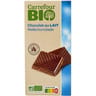 Carrefour bio tablette de chocolat au lait - 100g