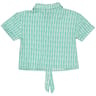 Chemise manches courtes nouée EMERAUDE 14 ANS