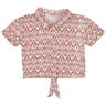 Chemise manches courtes nouée TERRE 14 ANS