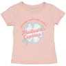Tee shirt manches courtes fille ROSE PASTEL 6 ANS