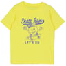 Tee shirt manches courtes garçon JAUNE 14 ANS