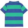 Polo manches courtes garçon VERT BLEU 14 ANS