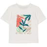 Tee shirt manches courtes fille ECRU 6 ANS