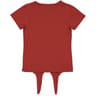 Tee shirt manches courtes noué fille TERRE 8 ANS