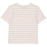 Tee shirt manches courtes fille STRIPE ROSE 14 ANS