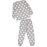 Pyjama long manches longues baby fleece fille GRIS CHAT 6 ANS