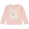Tee shirt manches longues fille ROSE PASTEL 12 ANS