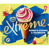 Extrême 6 cônes sorbet citron framboise 720ml 438g