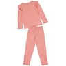 Pyjama long manches longues jersey fille ROSE AOP 12 ANS