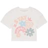 Tee shirt manches courtes fille BLANC 14 ANS