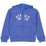 Gilet sweat garçon BLEU MOYEN 14 ANS