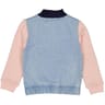 Blouson denim teddy fille DENIM BLEACH 14 ANS
