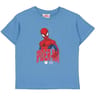 Tee shirt manches courtes licences garçon BLEU SPIDERMAN 8 ANS