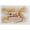 Carrefour original demi-baguettes précuites au four à pierre 2x125g