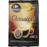 Carrefour sensation dosette de café type senseo classico x36 -252g