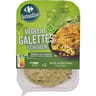 Carrefour sensation végétal galettes épinards, pois, emmental 2 x 100g