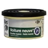 Carrefour désodorisant canette parfum voiture neuve
