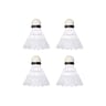 Toplife volants badminton blancs x4