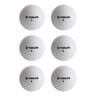 Toplife balles de tennis de table x6 blanches 1*