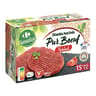 Carrefour sensation steaks hachés halal pur boeuf 15% mg 10x80g