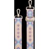 Bigben bandoulière pour smartphone motif brésilien violet et rose pale BBANDBRESV