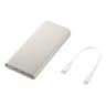 Samsung batterie de secours 10000 mah charge ultra-rapide 25w beige