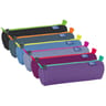 Trousse ronde zip couleurs fancy assortis
