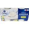 Carrefour extra yaourt à la grecque citron 4x150g