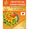 Mei asia 8 mini crevettes de surimi panées premium 170g
