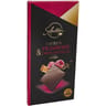 Carrefour sélection tablette de chocolat noir framboise crêpe dentelle - 100g