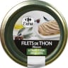 Carrefour extra filets de thon albacore a l'huile d'olive vierge extra 190 g