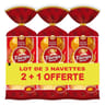 La Fournée Dorée navettes beurre frais lot 3x8 2+1 offert 1.2kg