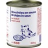 Bouchée en sauce au boeuf pour chat 800g
